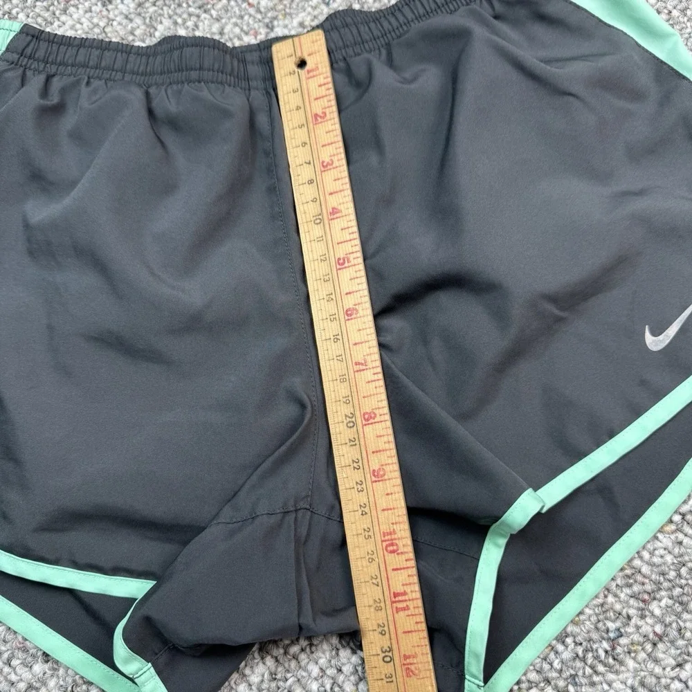 Nike Shorts Womens Small Lined Running Gym Dri Fit Gray Blue 624272-066